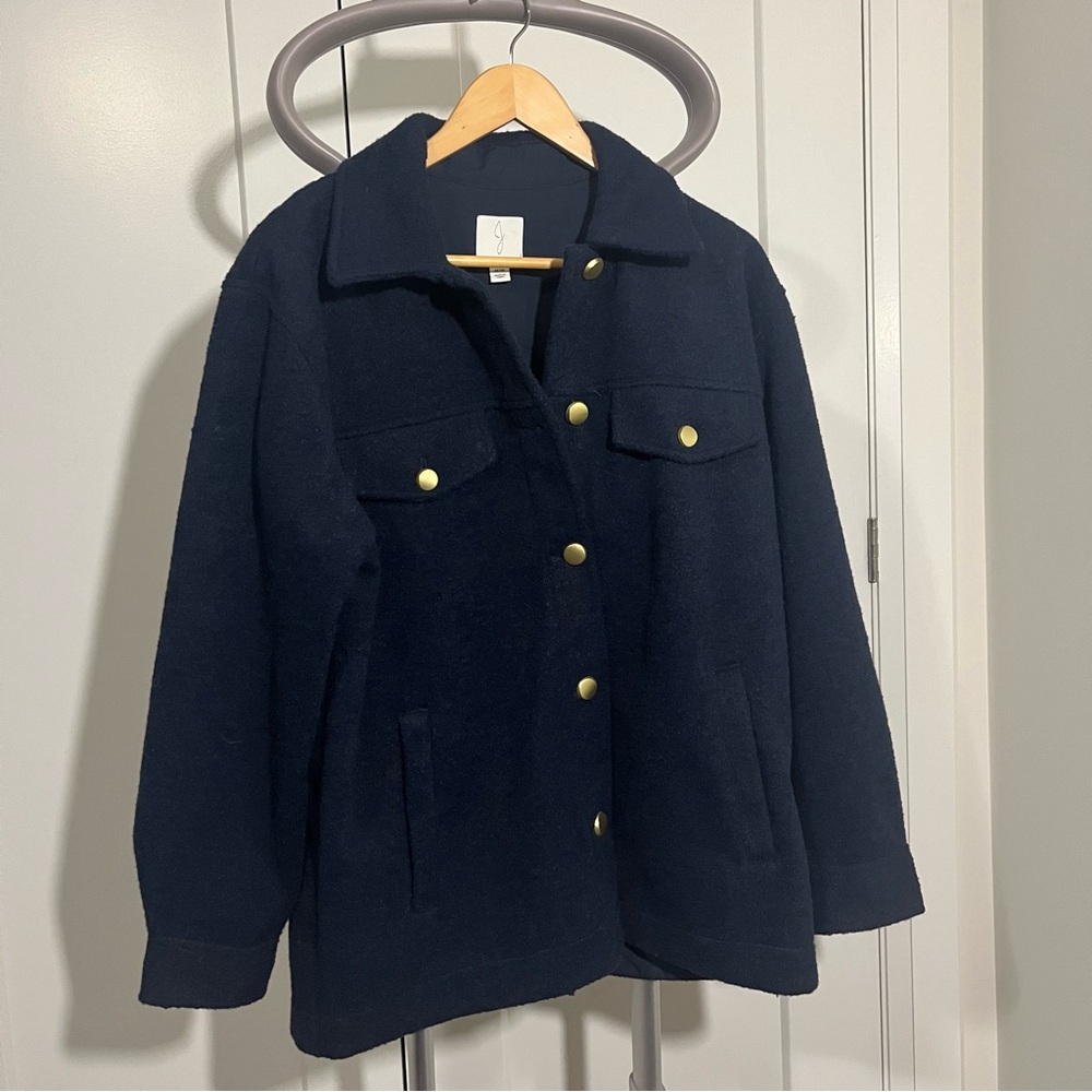 JOSIE - Blue Jacket w/ Gold Buttons - Women’s M